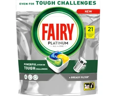 KAPSULĖS INDA FAIRY PLATINUM LEMON 21VNT