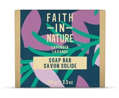 Faith In Nature levandų valomasis ir drėkinamasis muilas, 100 g