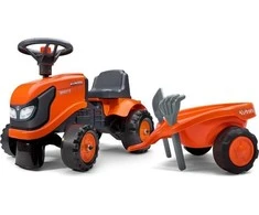 Falk Traktorius su Priekaba Kubota Oranžinis