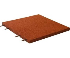 Falk guminės plytelės 50x50x3 cm raudonos NORDIC PLAY Active (810-167)