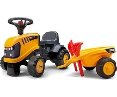 Falk Traktorius JCB Su Priekaba Oranžinis