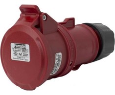 FAMATEL Lizdas przenośne 16A 5P 400V raudona IP44 TOP SpeedPRO 23301