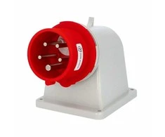 Famatel Fiksuotas kištukas 90 laipsnių kampu (fazės perėjimas) 16A 5P IP54 13322