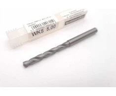 Wiertło Baildon DIN 6537 L WK5 kietmetalio grąžtas 5 mm, VHM TiAlN, 82–44 mm