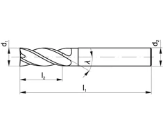 Fanar FREZ TRZPIENIOWY WEGLIK FI 12,0 26/ 83 Z5 HA12 VHM AT X-MILL 540 540 (70060956)
