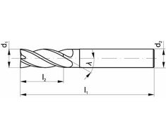 Fanar FREZ TRZPIENIOWY WEGLIK FI 6,0 16/57 Z6 HA6 VHM TS 645 MASTERMILL 645
