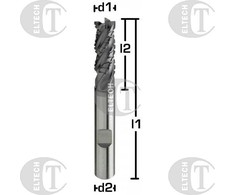 Fanar FREZ TRZPIENIOWY WEGLIK FI 8,0 19/63 Z4 HR HB6 VHM Mėlynas CUT