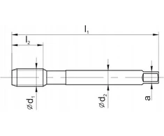 Fanar KŪGINIS UNC 7/16-14 DIN-376C R40 (2B) HSSE 800