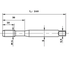 Fanar Sriegiklis M 6 DIN-371B EL (6H) HSSE 800
