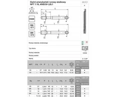 Hornit Fanar NPT SIŪLAS 3/4 "-14 DIN-374C HSSE 800