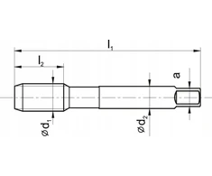 Fanar Sriegiklis G 1/8'' NGRA/2-P DIN-5157 (-X) HSSE INOX - A2-225801-3123