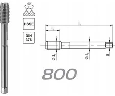 Fanar SIELAS M18x1 DIN-374B (6H) HSSE 800