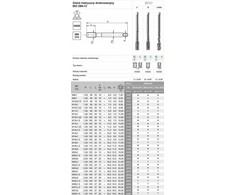 Fanar SIŪLAS M25x1,5 DIN-374B (6H) HSSE 800