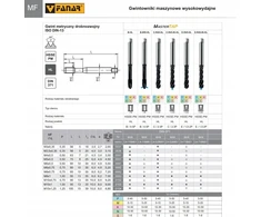 Fanar SIŪLAS M10x1,25 DIN-371C R45 (6HX) HSSE-PM HL MASTERTAP
