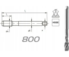 „Fanar“ SIŪLAS M24x1,5 DIN-374C R40 (6H) HSSE 800