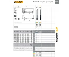 Fanar Sriegiklis UNC 1/4-20 DIN-371C R45 (2BX) HSSE-PM HL MASTERTAP