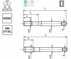 Fanar IŠSIEKIMAS M 3 DIN-371B EL (6H) HSSE 800