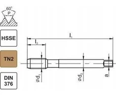 Fanar TAP M 3 DIN-376C R40 (6H) HSSE TIN 800X