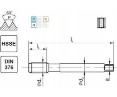 Fanar TAP M22 DIN-376B (6H) HSSE 800