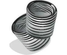 Sriegio intarpų rinkinys Volkel V-coil S M6x1.0-1.0 D (100 vnt.)