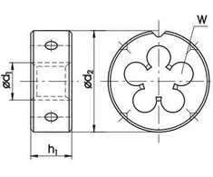 FANAR UTILITY M16 x 2,00 HSS800 DIN 22568