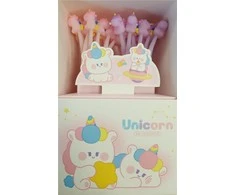 FANDY Silky Unicorn Gel Pen (24 vnt.)