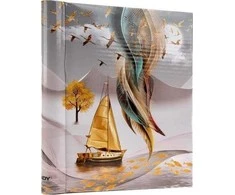Albumas - Fandy DRS30 Goldie-1 60 Savarankiškai Klijuojančių Puslapių 22.8x28 cm Auksinė