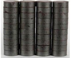 Magnetai 15mm juodi 40vnt Fandy