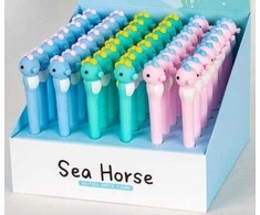 FANDY Šilkinio gelio rašiklis - MIX seahorse (48szt)