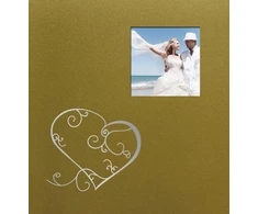 FANDY Siūtas kišeninis nuotraukų albumas KD-46200W Love 2