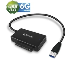 Fantec FANTEC USB 3.0 SATA 6G Adapteris DOCK SSD HDD juodas