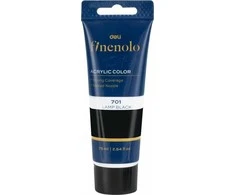 Akriliniai dažai DELI Finenolo 75ml, juodos spalvos