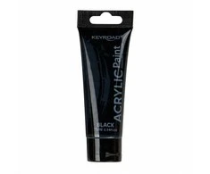 Akriliniai dažai Keyroad 75ml, juodos spalvos