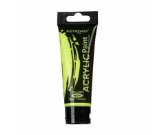 Akriliniai dažai Keyroad 75ml, neoninės geltonos spalvos