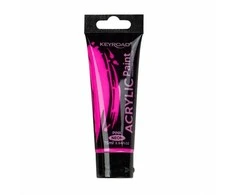 Akriliniai dažai Keyroad 75ml, neoninės rožinės spalvos