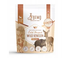 BEMO Cold Pressed Wild Venison - sausas šunų maistas - 3kg