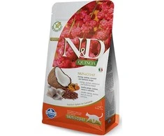 Sausas Kačių Maistas - Farmina N&amp;D Quinoa Odai Ir Kailiui Su Silkėmis Ir Kokosais