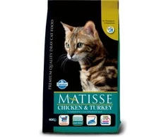 FARMINA MATISSE - CAT Dry su vištiena ir kalakutiena 400g