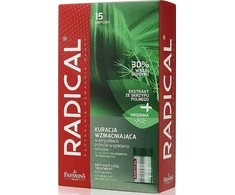 Farmona Plaukų ampulės Radikalus Anti- plaukų slinkimas gydymas nuo kritimo 15x5ml