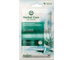 Drėkinamoji veido kaukė Farmona Herbal Care Aloe 2 x 5 ml