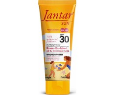 JANTAR Sun Amber vandeniui atsparus kremas SPF 30 vaikams nuo 6 mėnesių 50 ml