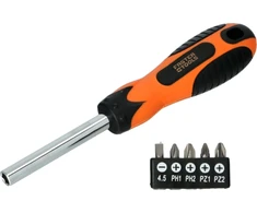 Grąžtas Faster_Tools Atsuktuvas su antgaliais FASTER TOOLS
