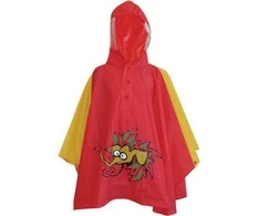 Fastrider Poncho vaikų oranžinis raudonasis 92 (FST- 67151-92)