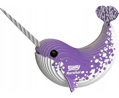 „Fat Brain Toys“ – narvalis Eugy. Ekologiška* 3D dėlionė