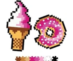 Dėlionė Fat Brain Toys Pixel Boxes Jixelz 700 vnt. - saldumas,