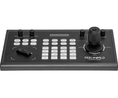 Feelworld FEELWORLD KBC10 PTZ kameros valdymo pultas su svirtimi ir klaviatūra, LCD ekranu, PoE palaikymu
