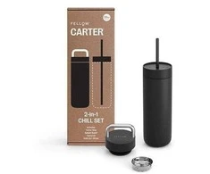 Fellow Carter 2-in-1 šaldymo rinkinys, 591 ml - matinis juodas