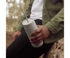 Fellow Carter Cold Tumbler termo puodelis, 473 ml, pilkas