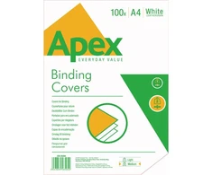 Fellowes APEX - Vidutinio dydžio A4 odinis dangtelis, 100 vnt. (6500901)