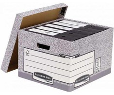 „Fellowes Bankers Box System“ FSC sertifikuota didelė „FastFold“ archyvavimo dėžė (01810-FFEU)